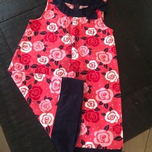 Girl floral dress from Gymboree.
